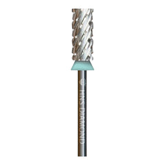 HNS DIAMOND NAIL DRILL BITS 3/32" SMALL BARREL CROSS CUT (SILVER)