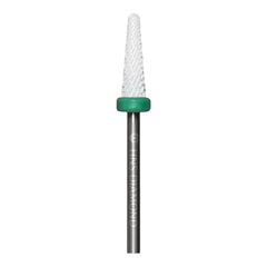 HNS DIAMOND NAIL DRILL BIT 3/32 UNDER NAIL CLEAR WHITE FLAME CERAMIC 5IN1