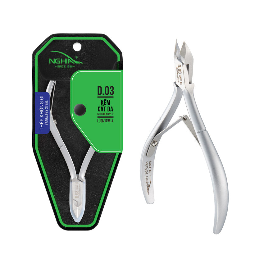 NGHIA Colorful Slanted Tips Tweezers - N-401 (Stainless Steel)