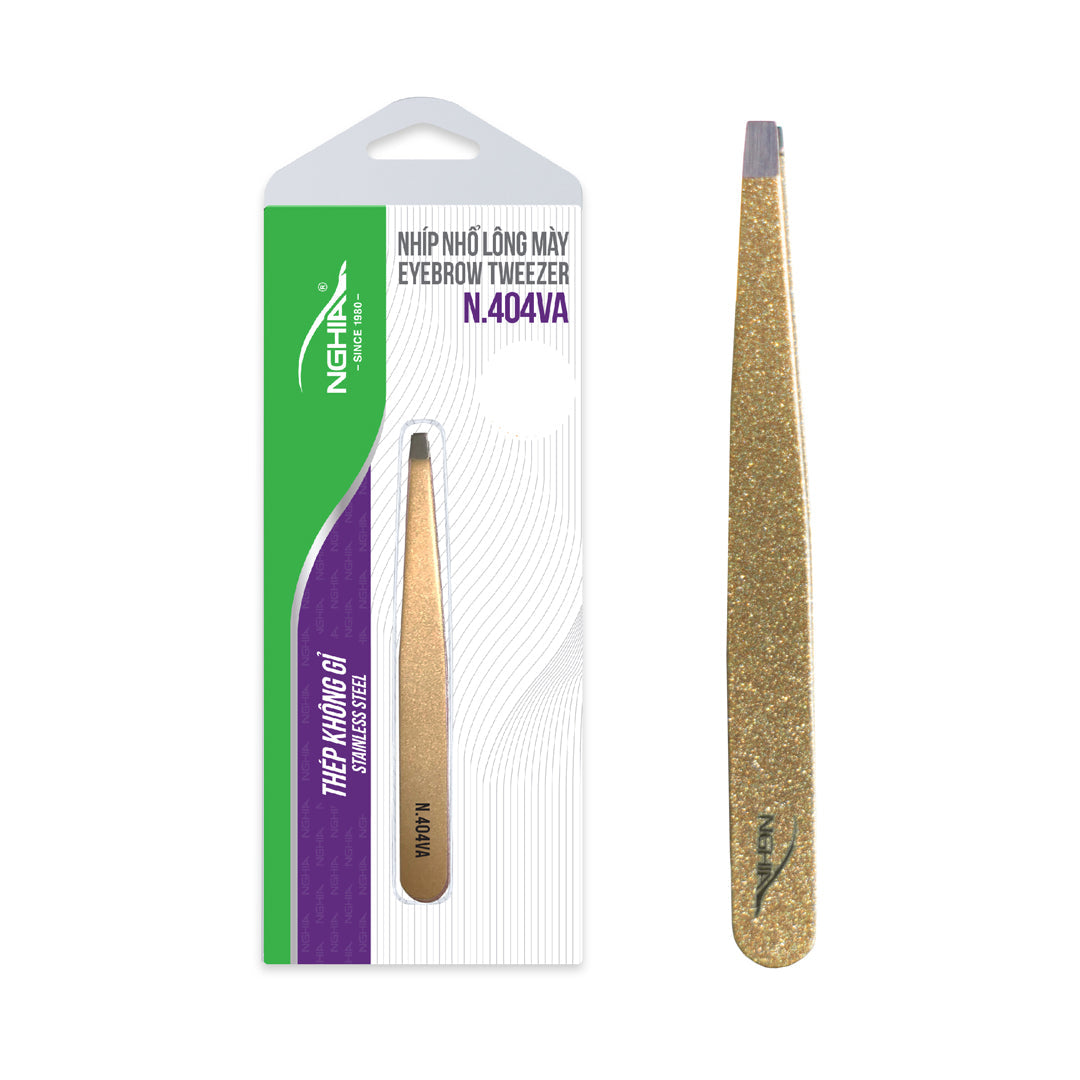 NGHIA Curve Eyebrow Scissors - KM-601 (Stainless Steel)