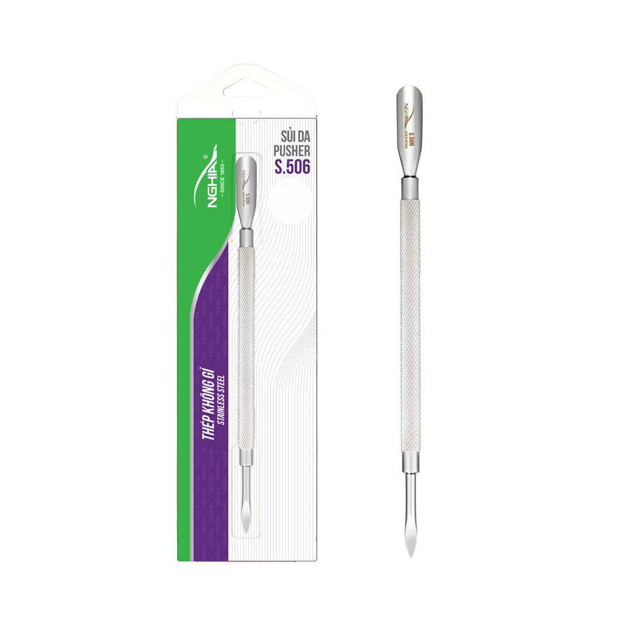 NGHIA Curve Eyebrow Scissors - KM-601 (Stainless Steel)